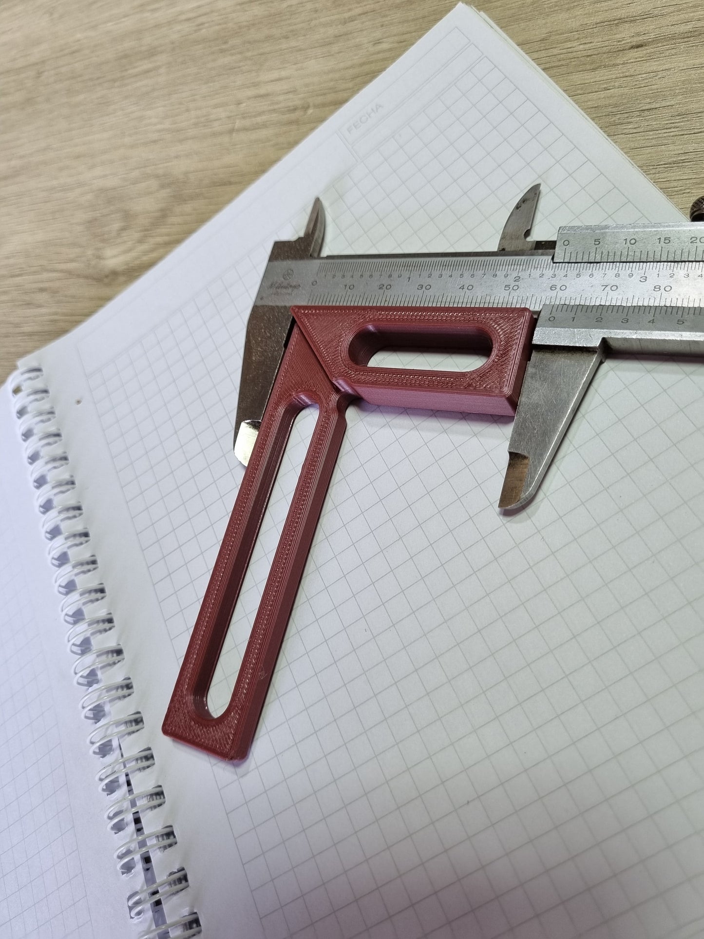 Escuadra recta para zurdo calibrador ángulo recto 90° y 45°