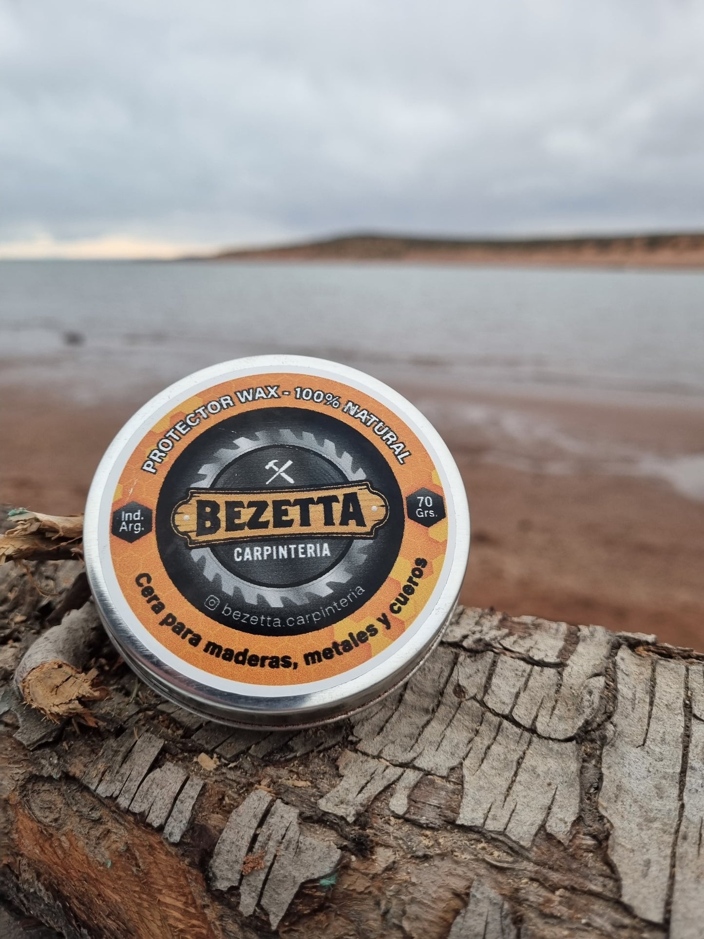 Lata de cera protectora 100% natural (70gr)
