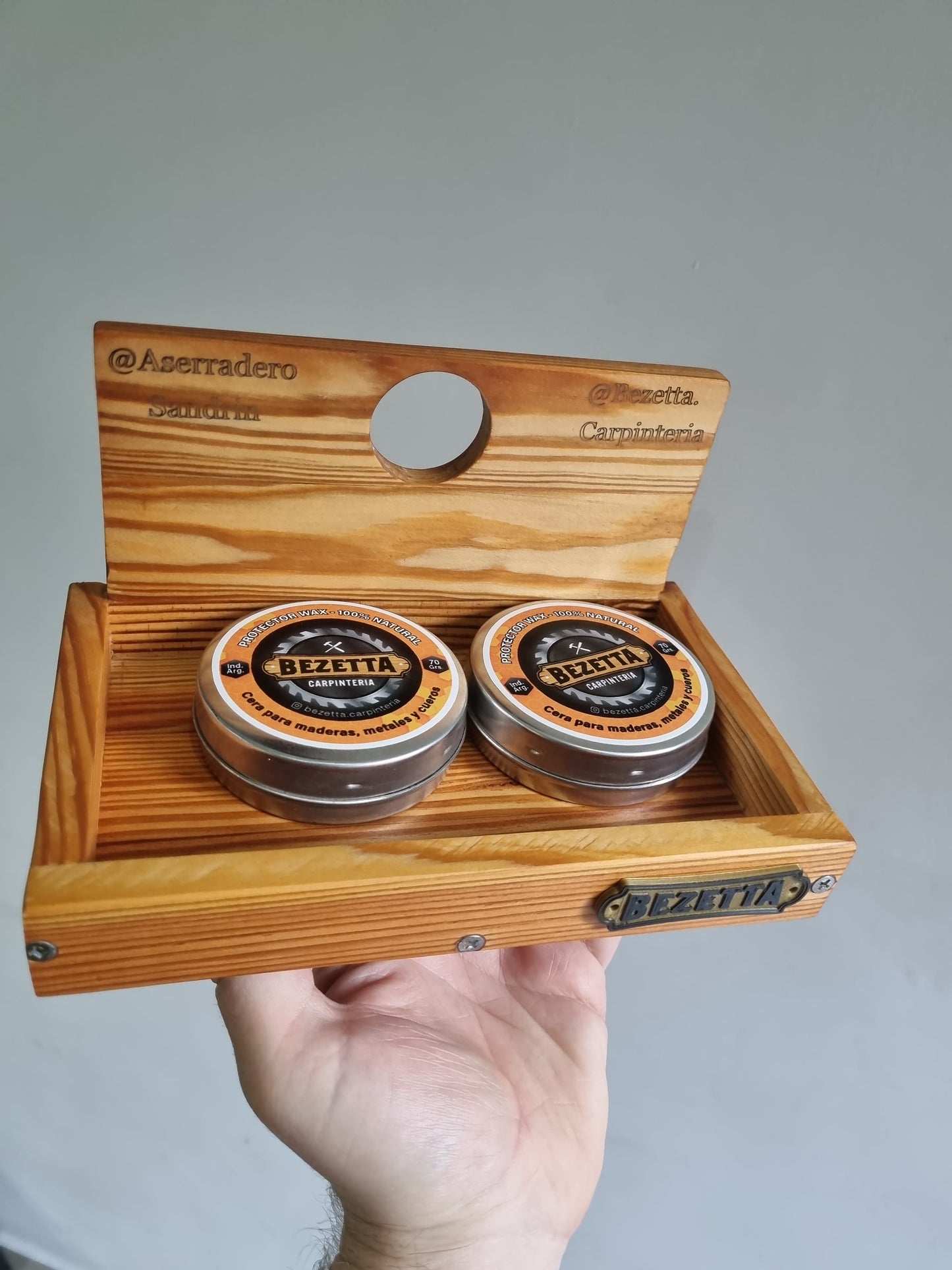 Lata de cera protectora 100% natural (70gr)